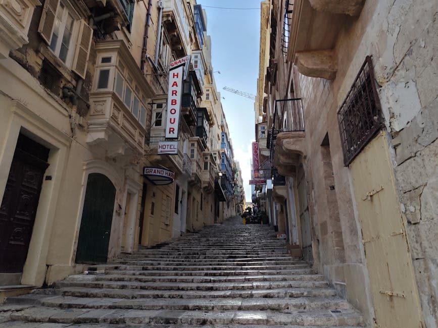 Valletta City Streets
